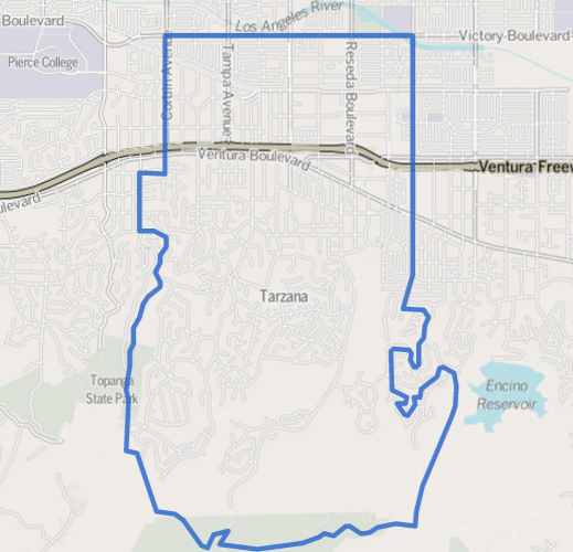 Map_of_Tarzana_California_2009
