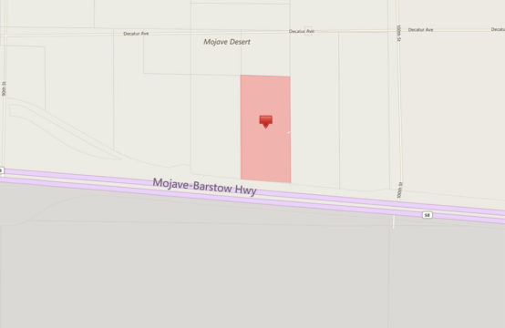 On Hwy 58 &#038; 2 Mile W. California City Blvd. &#8211; APN23405318